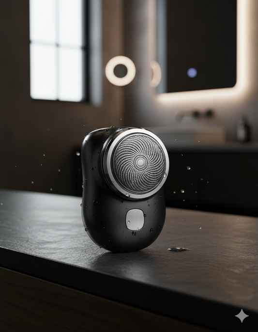 Mini Electric Shaver for Men | Rechargeable Waterproof Razor with 3D Floating Blades | Portable Travel Beard Trimmer