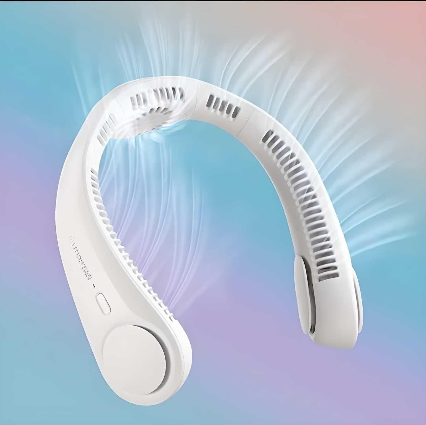 Portable Bladeless Hanging Neck Fan | Rechargeable, Hands-Free, Lightweight Cooling Fan for Travel & Home