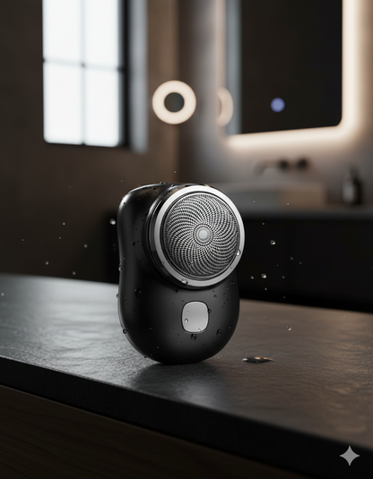 Mini Electric Shaver for Men | Rechargeable Waterproof Razor with 3D Floating Blades | Portable Travel Beard Trimmer